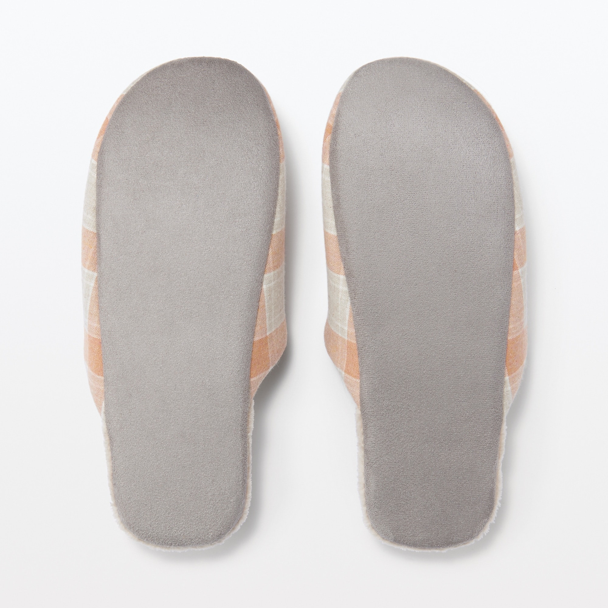 洗える足なりフランネルスリッパ