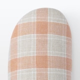 洗える足なりフランネルスリッパ