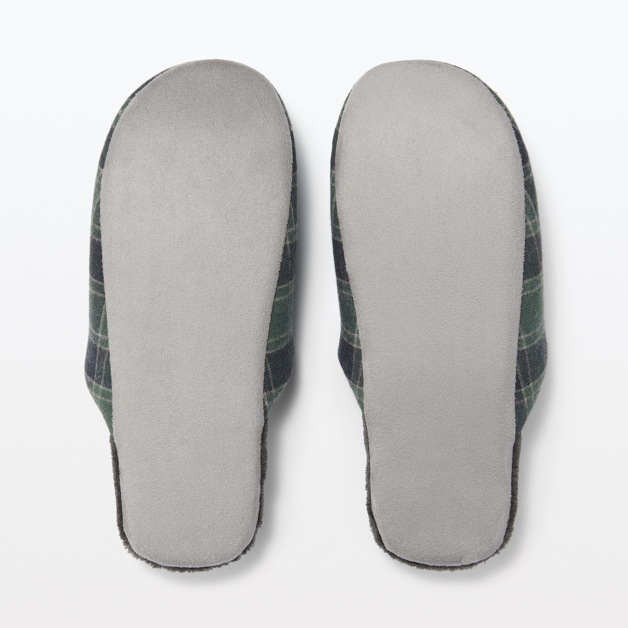 洗える足なりフランネルスリッパ