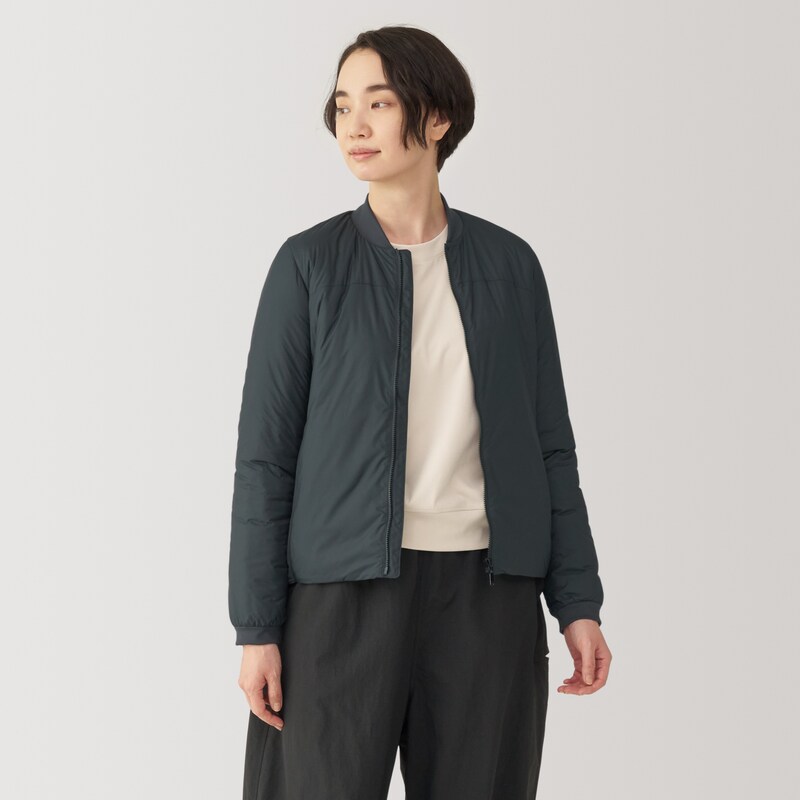 婦人 洗える中わたアクティブブルゾン | 無印良品