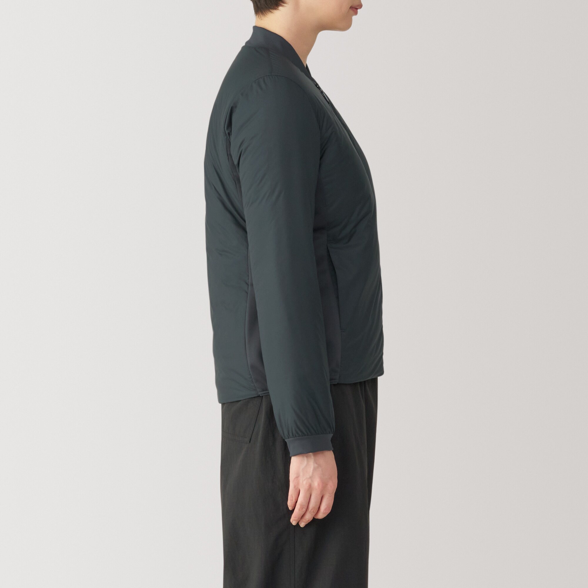 婦人 洗える中わたアクティブブルゾン | 無印良品