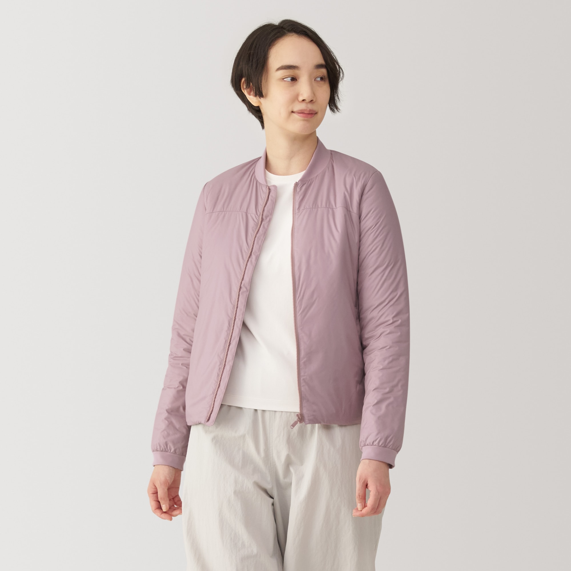 婦人　洗える中わたアクティブブルゾン