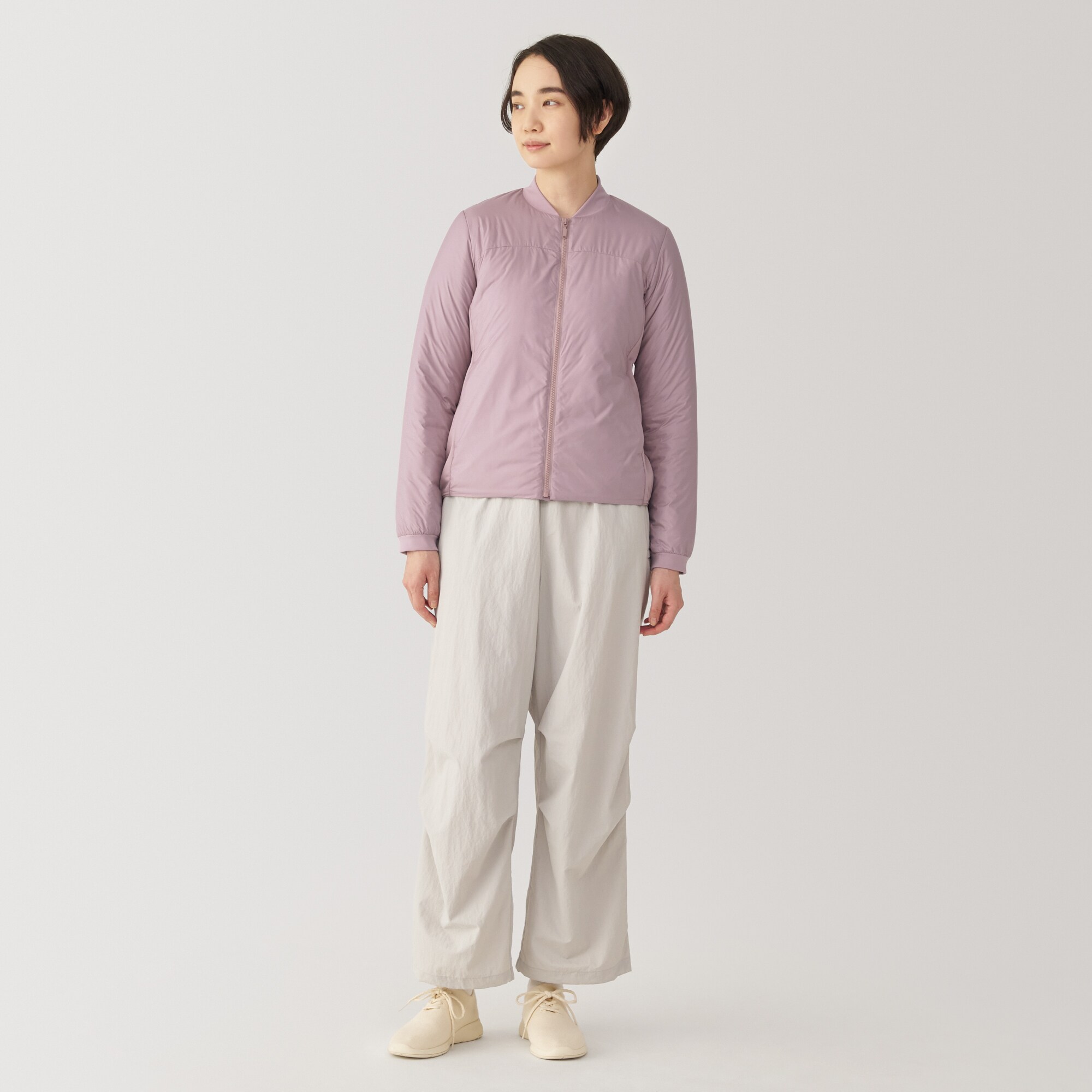 婦人 洗える中わたアクティブブルゾン | 無印良品