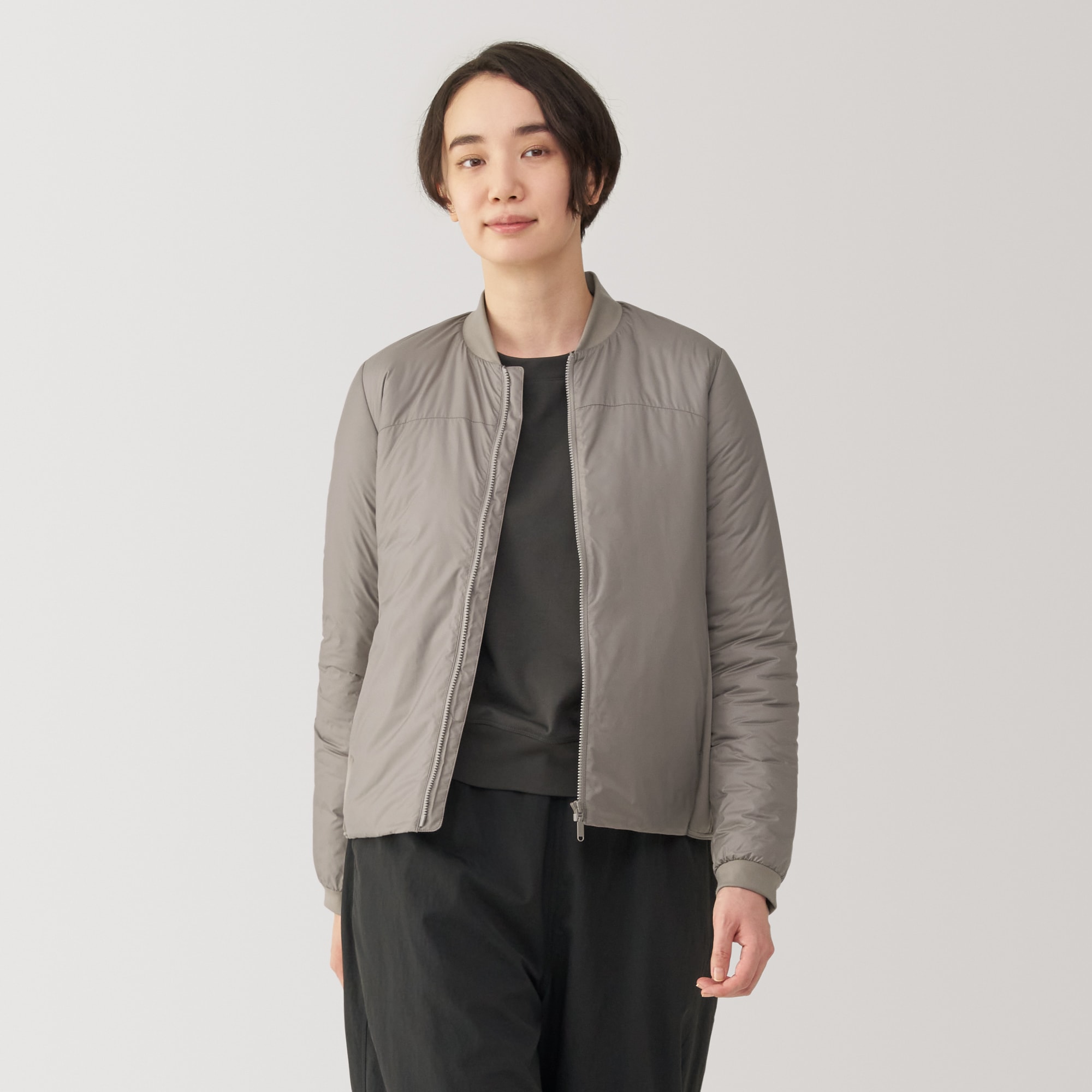 婦人 洗える中わたアクティブブルゾン | 無印良品