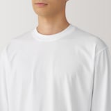 紳士　天竺編みクルーネック長袖Ｔシャツ