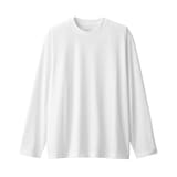 紳士　天竺編みクルーネック長袖Ｔシャツ