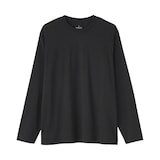 紳士　天竺編みクルーネック長袖Ｔシャツ