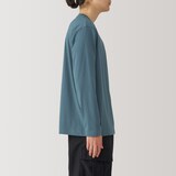 紳士　天竺編みクルーネック長袖Ｔシャツ