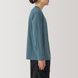 紳士　天竺編みクルーネック長袖Ｔシャツ