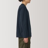 紳士　天竺編みクルーネック長袖Ｔシャツ