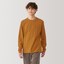 紳士　洗いざらし太番手クルーネック長袖Ｔシャツ