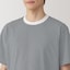 紳士　天竺編みクルーネック半袖Ｔシャツ（ボーダー）