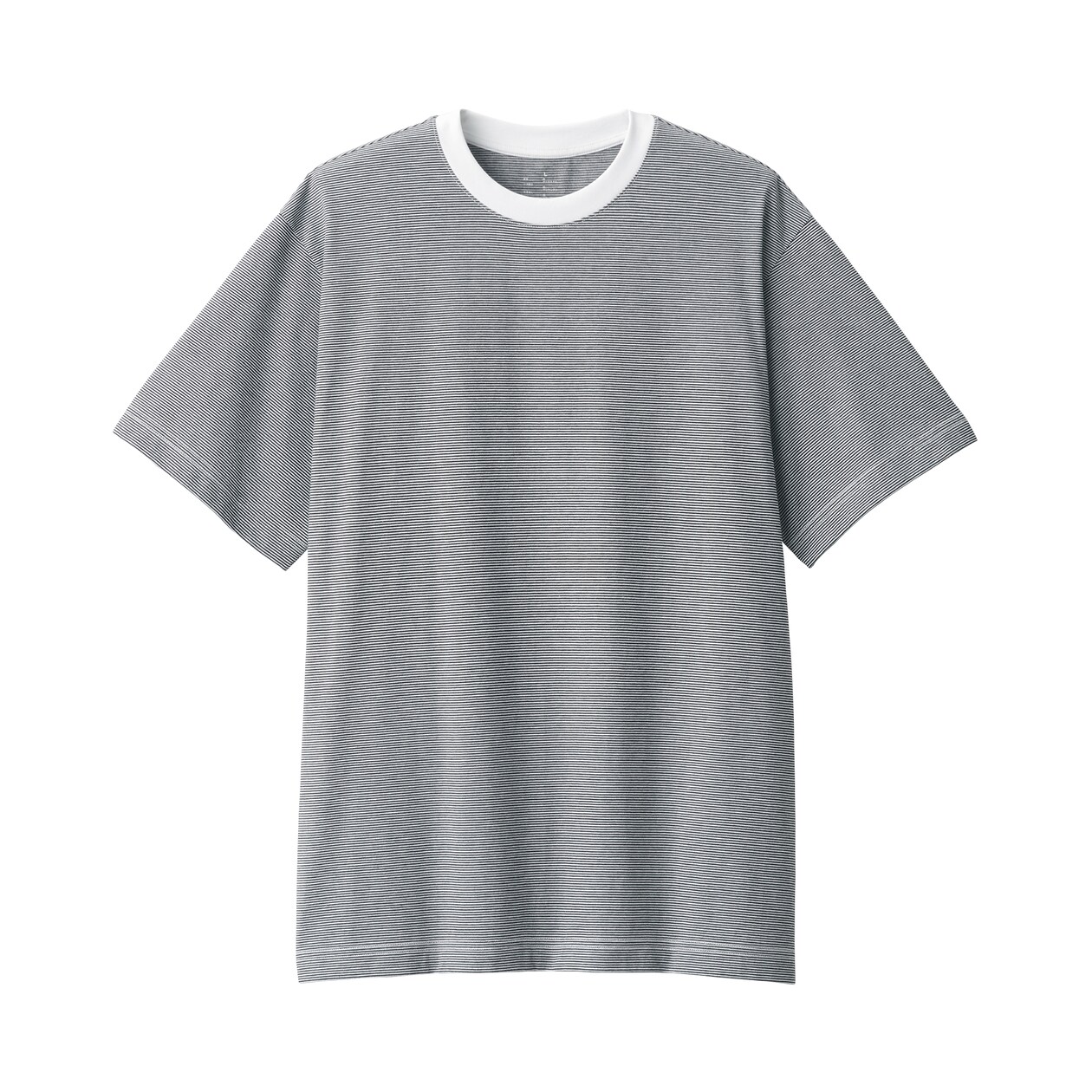 紳士　天竺編みクルーネック半袖Ｔシャツ（ボーダー）