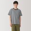 紳士　天竺編みクルーネック半袖Ｔシャツ（ボーダー）