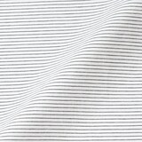 紳士　天竺編みクルーネック長袖Ｔシャツ（ボーダー）