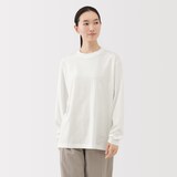 紳士　起毛クルーネック長袖Ｔシャツ