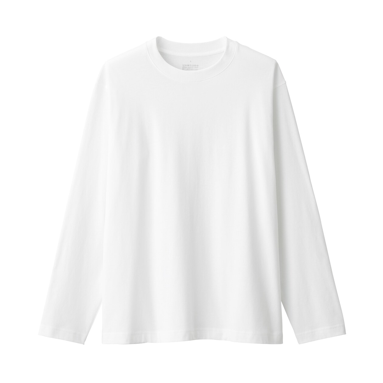 紳士　起毛クルーネック長袖Ｔシャツ