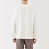 紳士　起毛クルーネック長袖Ｔシャツ