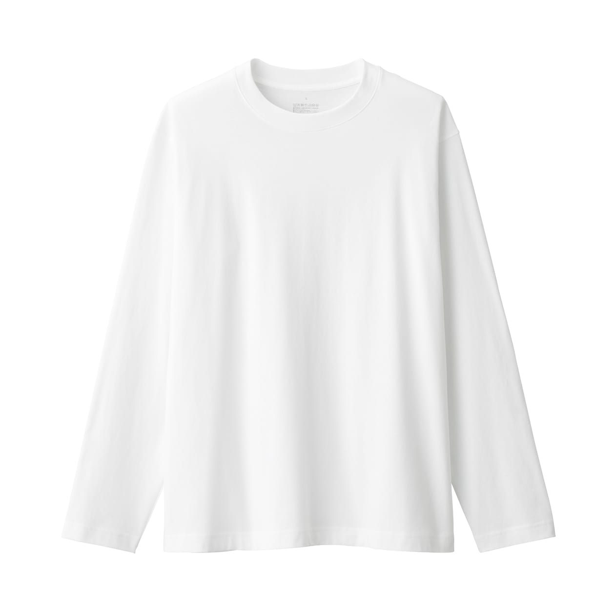 紳士　起毛クルーネック長袖Ｔシャツ