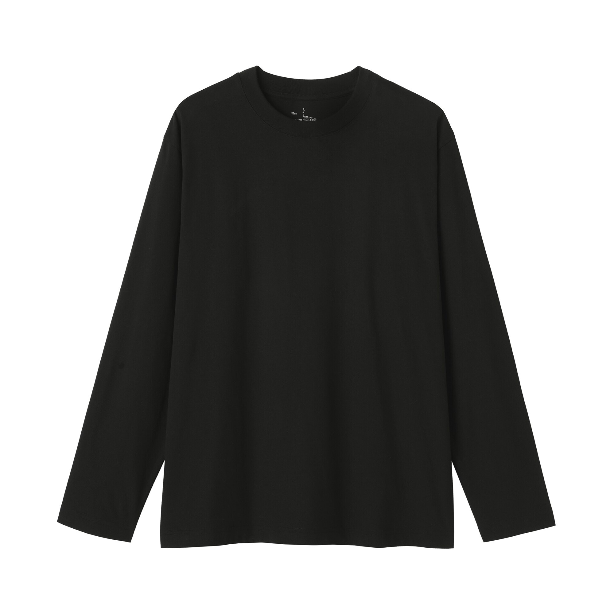 紳士　起毛クルーネック長袖Ｔシャツ