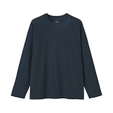 紳士　起毛クルーネック長袖Ｔシャツ