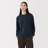 紳士　起毛クルーネック長袖Ｔシャツ