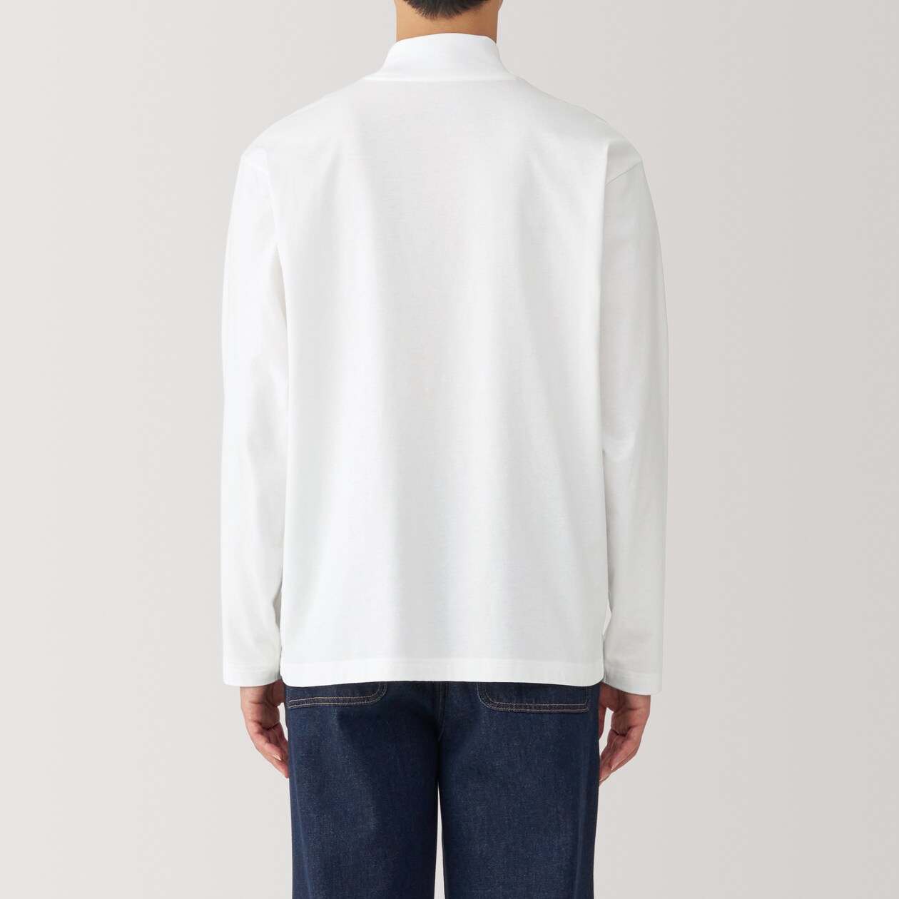 紳士　起毛ハイネック長袖Ｔシャツ