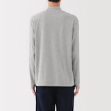 紳士　起毛ハイネック長袖Ｔシャツ