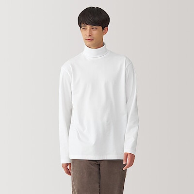 紳士　起毛タートルネック長袖Ｔシャツ