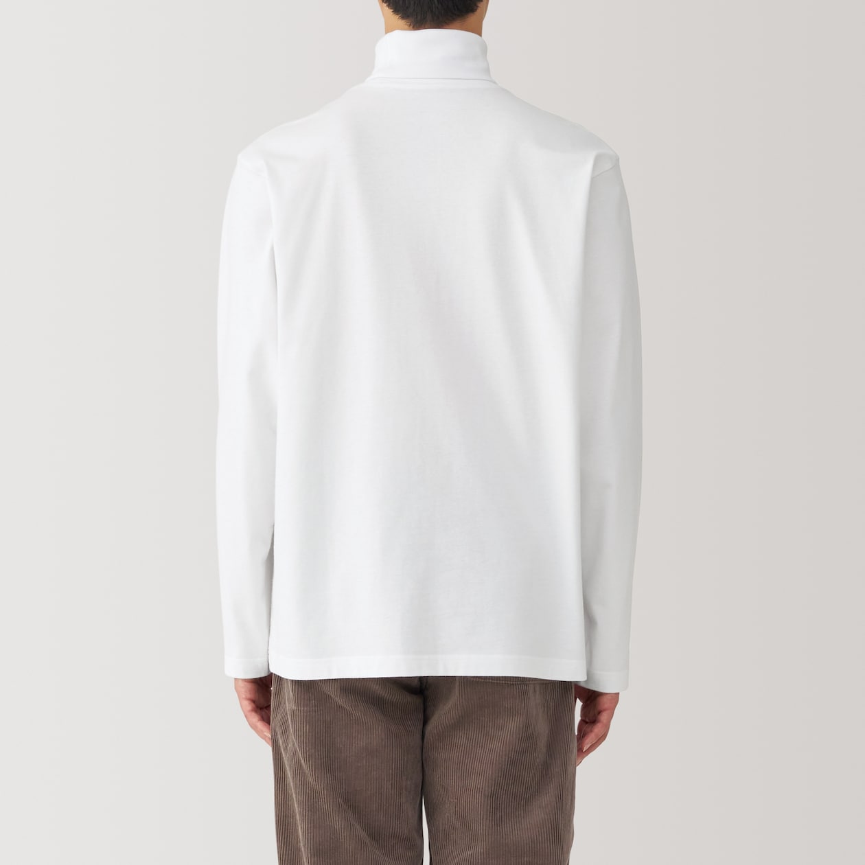 紳士　起毛タートルネック長袖Ｔシャツ