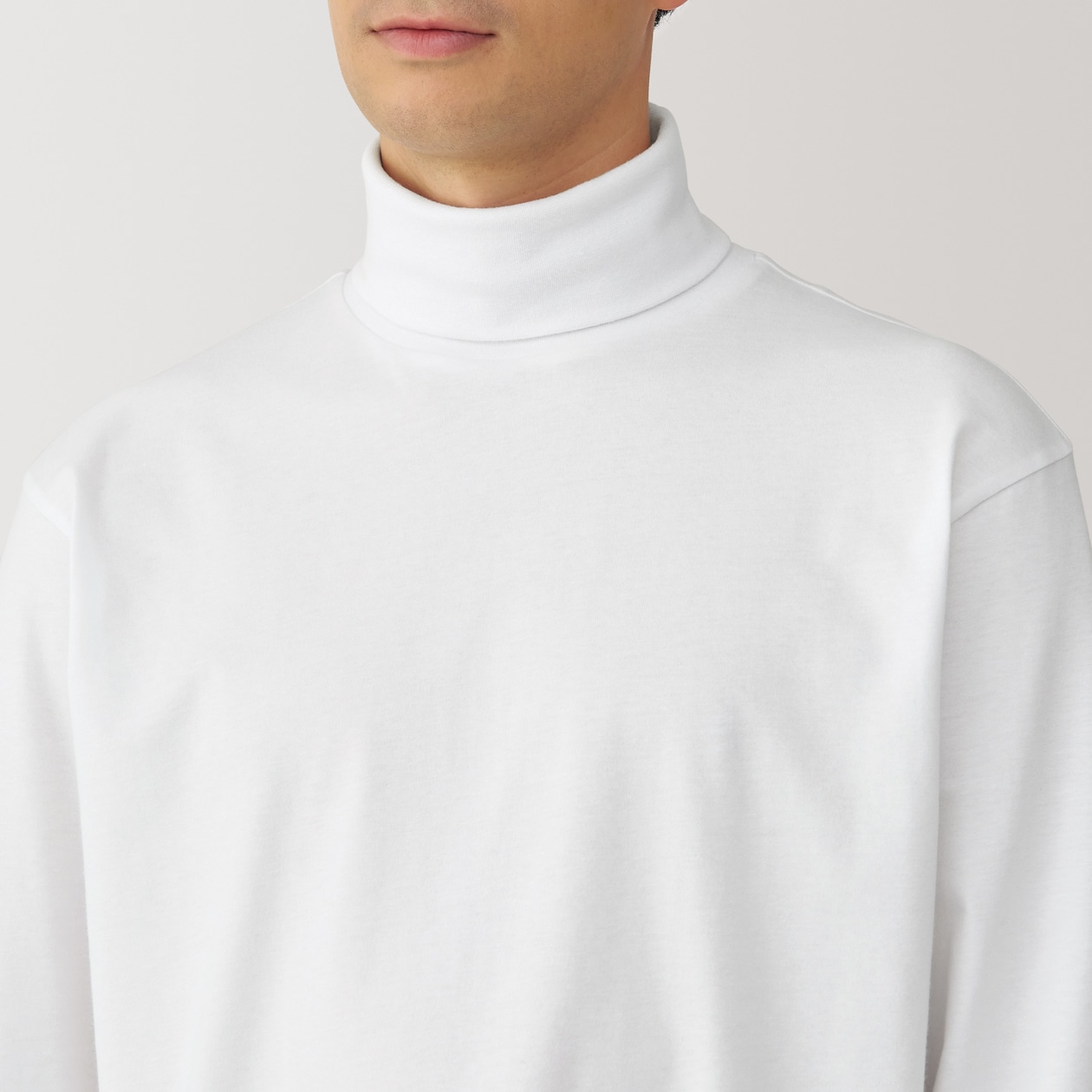 紳士　起毛タートルネック長袖Ｔシャツ
