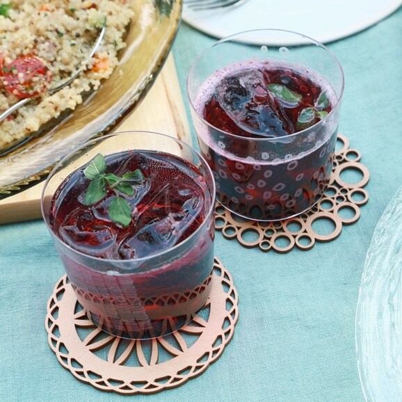 ［ＩＤＥＥ］木製コースターｂｕｂｂｌｅ