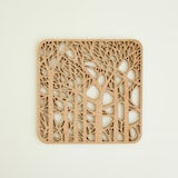 ［ＩＤＥＥ］木製コースターｆｏｒｅｓｔ