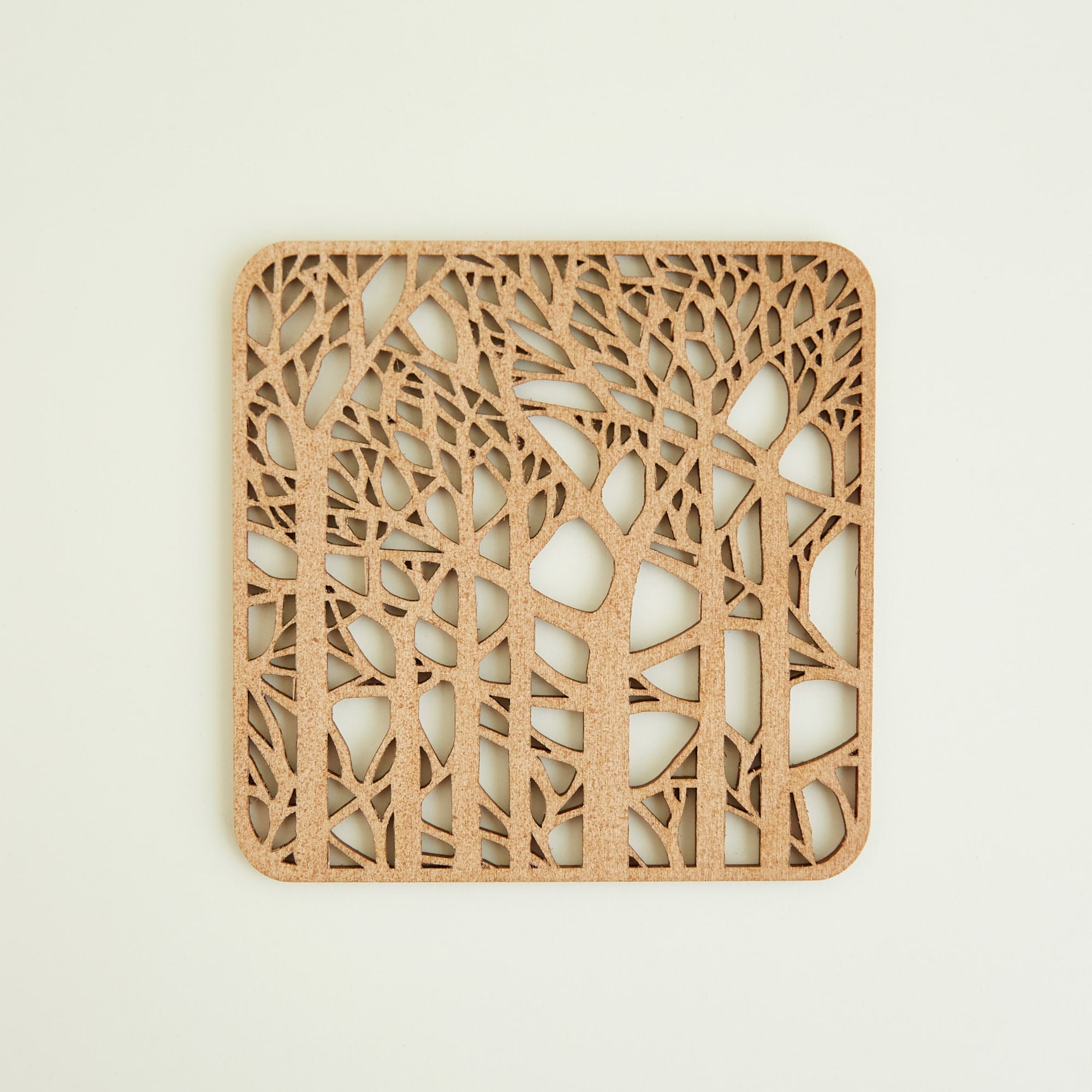 ［ＩＤＥＥ］木製コースターｆｏｒｅｓｔ