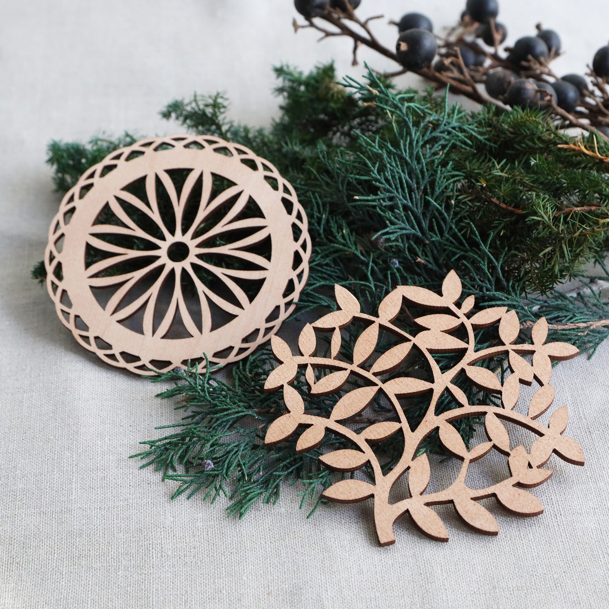 IDEE］木製コースターdaisies | 無印良品