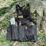 燃えにくい素材を使ったアウトドアエプロン