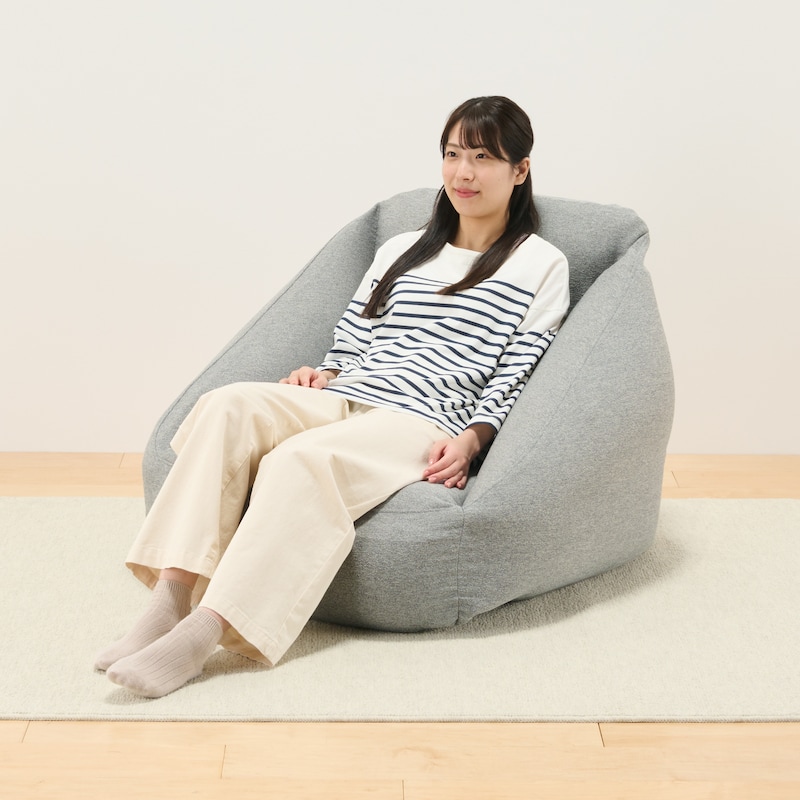 空気でできたソファ チャコール | 無印良品