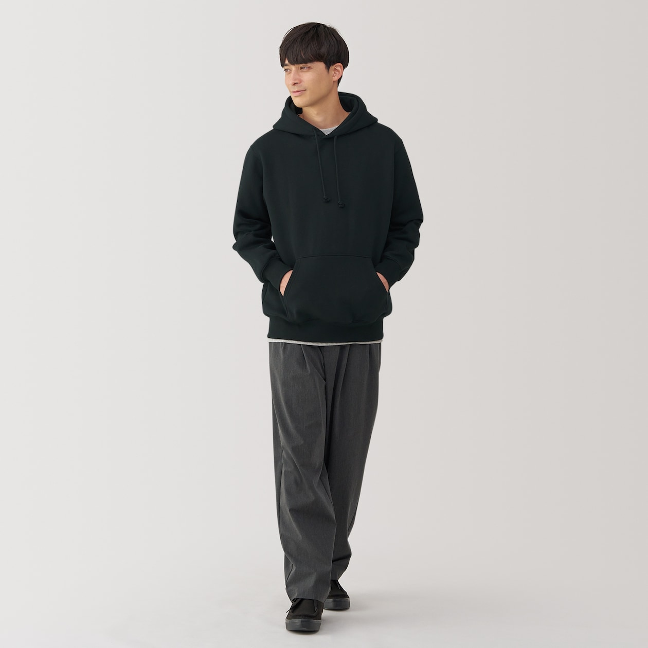紳士　スウェットプルパーカ