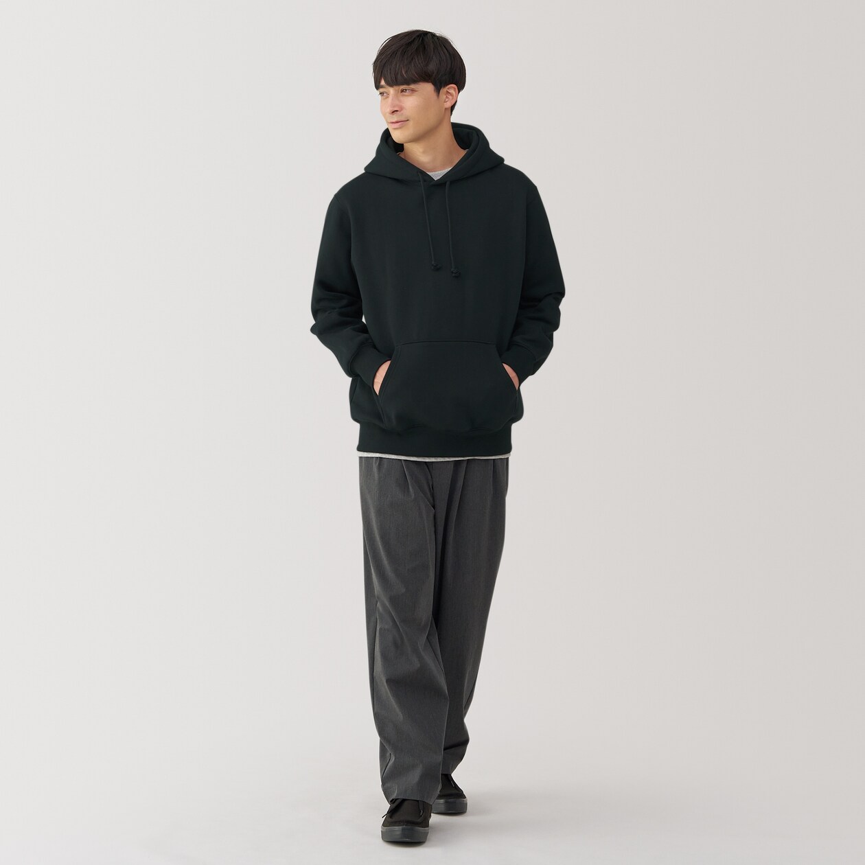 紳士　スウェットプルパーカ