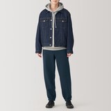 紳士　スウェットワイドパンツ