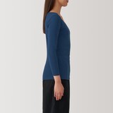 婦人　あったか綿　Ｕネック八分袖Ｔシャツ