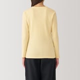 婦人　あったか綿　厚手　クルーネック長袖Ｔシャツ