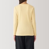 婦人　あったか綿　厚手　クルーネック長袖Ｔシャツ