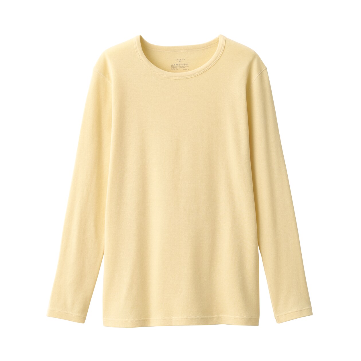 婦人　あったか綿　厚手　クルーネック長袖Ｔシャツ