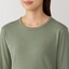 婦人　あったか綿　厚手　クルーネック長袖Ｔシャツ