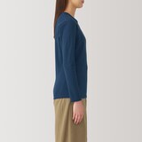 婦人　あったか綿　厚手　クルーネック長袖Ｔシャツ