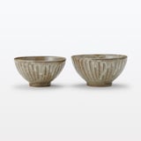 信楽焼　飯碗　しのぎ　小