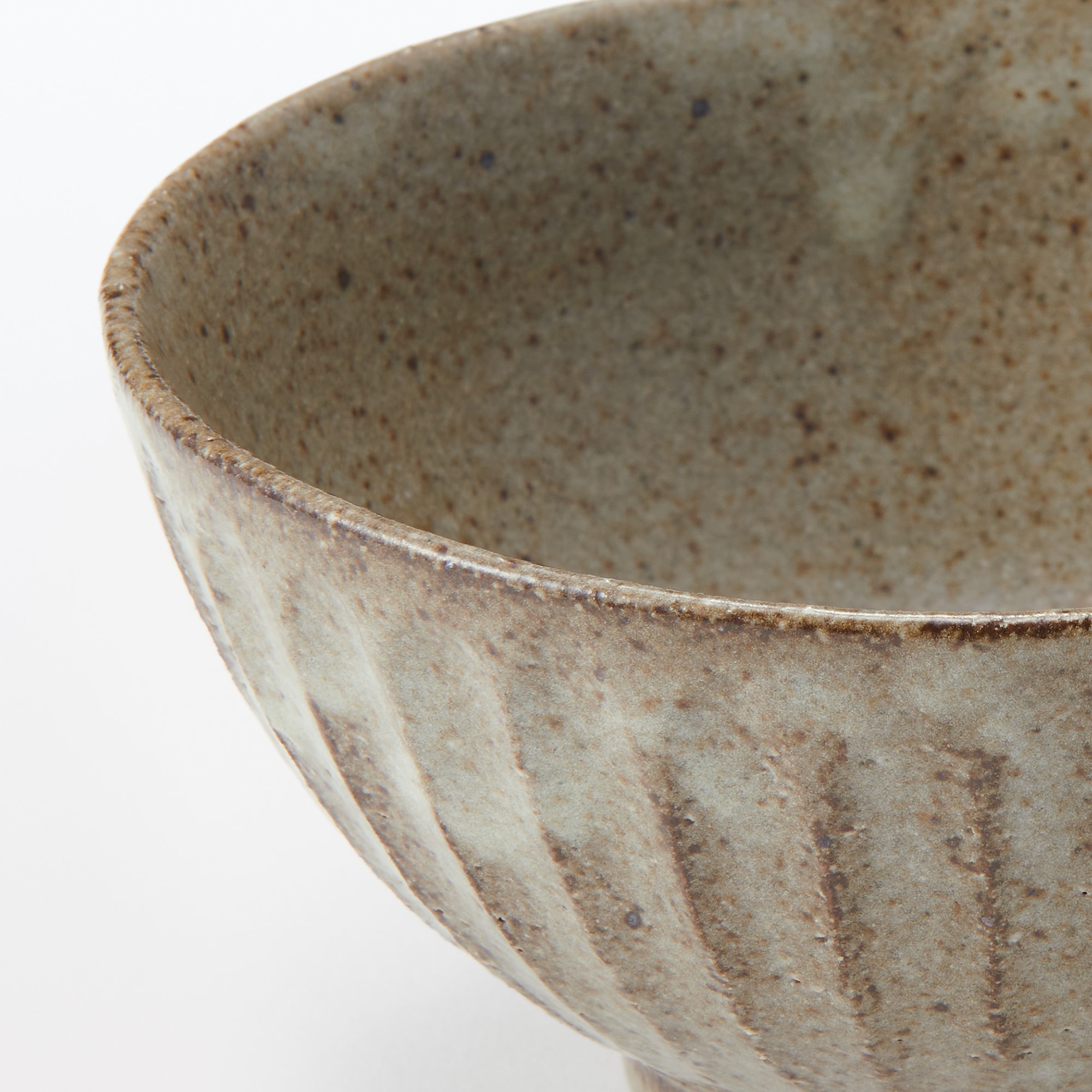 信楽焼　飯碗　しのぎ　大