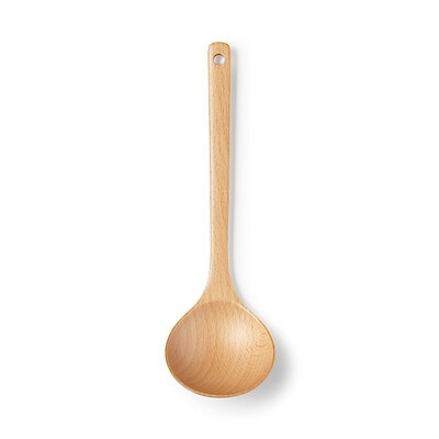 木製　お玉　約長さ２５ｃｍ