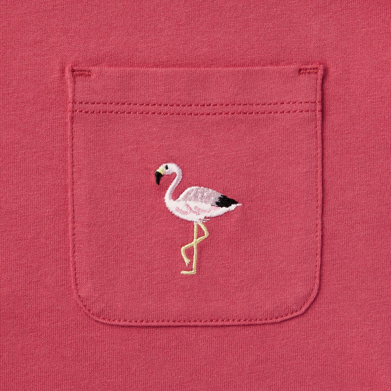 キッズ　刺繍入りポケット半袖Ｔシャツ
